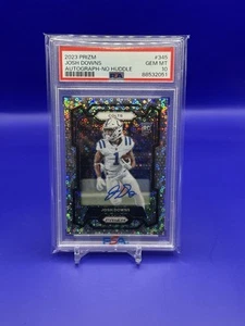 2023 Josh Downs Rookie #345 Panini No Huddle Prizm Autographs Indianapolis Colts - Picture 1 of 2