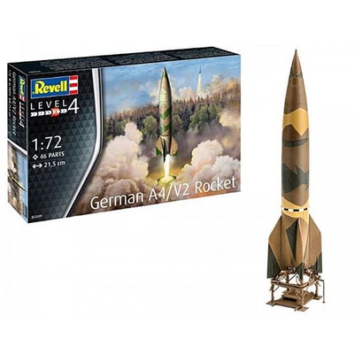 GERMAN A4/V2 ROCKET KIT 1:72 Revell Kit Mezzi Militari Modellino Nuovo - Immagine 1 di 4