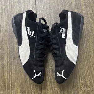 Tenis de gamuza negros con cordones Puma Speed Cat de colección para mujer talla 6,5 de EE. UU. - Imagen 1 de 7