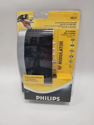 Philips RF Modulator Video Converter with S-Video Input PH61159 NEW - Image 1 of 2