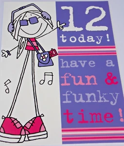 Tarjeta de cumpleaños 12. Tarjetas de ábaco. - Imagen 1 de 3