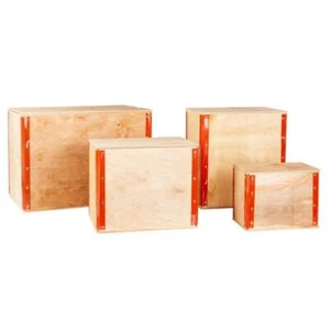 SCATOLE CONTAINER CASSE LEGNO export senza travette 38 x 28 x 38 cm int - Imagen 1 de 1