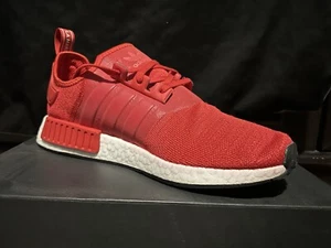 Adidas NMD R1 Red and White - Picture 1 of 7