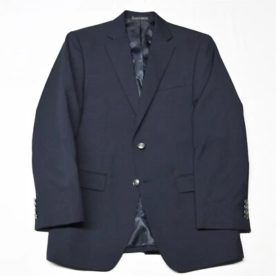 Michael Kors 38R Navy Blue Wool Mens Blazer Sport Coat Jacket - Image 1 of 4