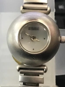 Storm Women 1374971 22mm White Dial Silver Tone Quartz Watch, New Battery (Y40) - Picture 1 of 10