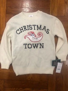 Disney The Nightmare Before Christmas Sweater - Ivory size XS nwt children’s six - Picture 1 of 7