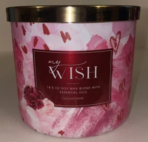 Goose Creek Candle MY WISH 14.5 Oz Triple Wick Tumbler - Picture 1 of 4