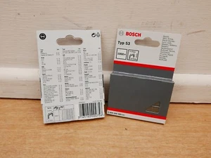 2 X 1000 AGRAFES D'ADHÉRENCE TYPE BOSCH 53 8 MM 1609200365 - Photo 1/1