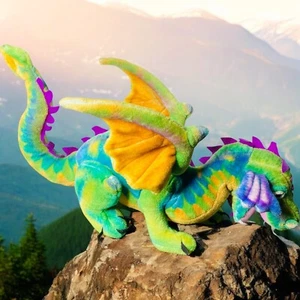 Melissa and Doug 3,5 pies de largo dragón muy grande juguete suave gigante enorme animal de peluche - Imagen 1 de 18