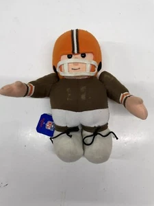 Vintage 1980s Kamar Cleveland Browns NFL Football Plush Toy Doll HAS TAG RARE 8” - Picture 1 of 7