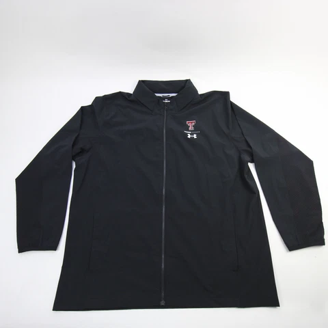 Texas Tech Red Raiders Under Armour Jacket Men's Black Used Cover