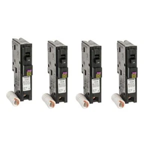 Homeline 20 Amp Interruttore circuito singolo polo doppia funzione (CAFCI GFCI) (confezione da 4) - Foto 1 di 6