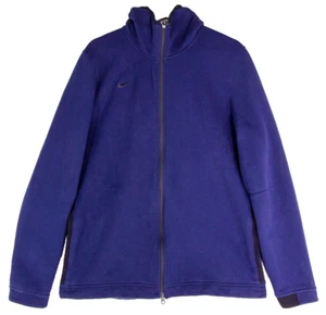 Nike Dri-Fit Mens Basketball Full-Zip Hoodie Navy Blue Large - Picture 1 of 9