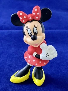 Disney Minnie Mouse Polka Dot Dress 3" PVC Figure - Picture 1 of 5