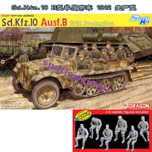 DRAGON 6731 German Sd.Kfz.10 Ausf.B 1942 Production w/Crew Figures (Set of 6) - Picture 1 of 2