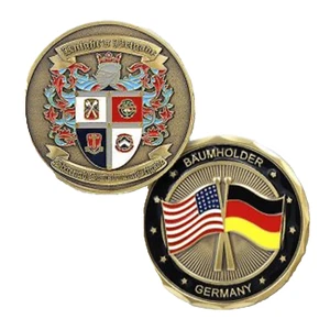 ARMY BAUMHOLDER GERMANY KNIGHTS BRIGADE 1,75" CHALLENGE COIN - Bild 1 von 1