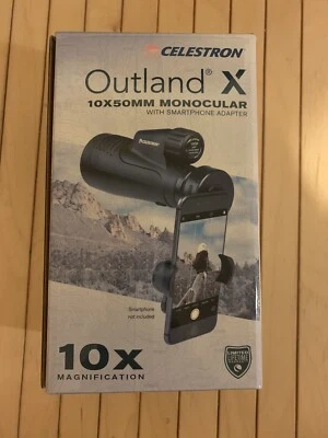 Celestron 10 x 50 Outland X Monocular + Digiscope Adapter #72370 - Image 1 of 4