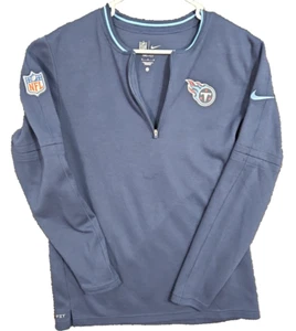 Nike Tennessee Titans Pullover Herren M Navy Blau Sweater 1/4 Zip Dri Fit NFL - Bild 1 von 9