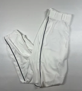 White with Blue Stripe Russell Athletic Baseball Pants Size 34 New - Picture 1 of 4