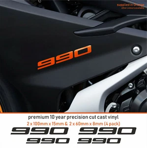 990 Calcomanías Pegatinas Premium 10 Años Vinilo Cualquier Color Universal KTM - Imagen 1 de 3