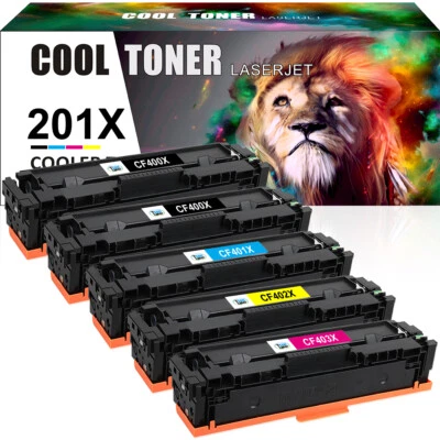 XXL Toner für HP 201X Color Laserjet Pro MFP M277 DW M 277 N M 252 N CF400X-403X - Bild 1 von 4