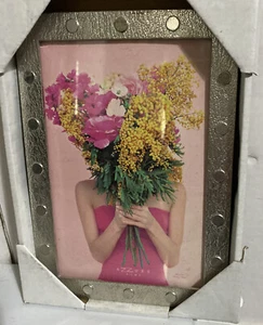 AZZURE Home Silver Colored Photo Frame for 4” x 6” Photo - Picture 1 of 1