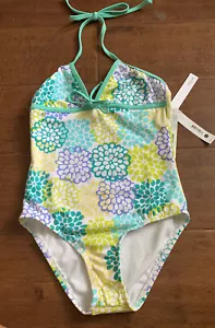 NWT AQUA SWIMSUIT BATHING SUIT Girls SZ 10 Orig 48.00 Sale 19.99 - Picture 1 of 3