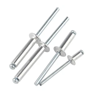 Pop Rivets All Aluminum Dome Head Blind Every Size Available Largest Assortment - Picture 1 of 7