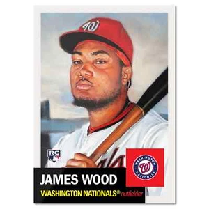JAMES WOOD RC - 2025 MLB Topps LIVING SET #819 - WASHINGTON NATIONALS - Imagen 1 de 2