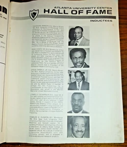 1984 Atlanta University Center Hall of Fame Sports Banquet Program - Picture 1 of 10