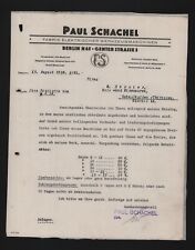 BERLIN Brief 1928, Paul Schachel Fabrik elektrischer Werkzeug-Maschinen