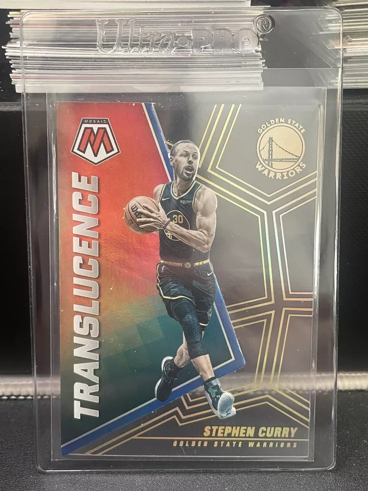 2021-22 Mosaic Translucence Stephen Curry Ssp Case Hit Golden State Warriors - Image 1 of 1