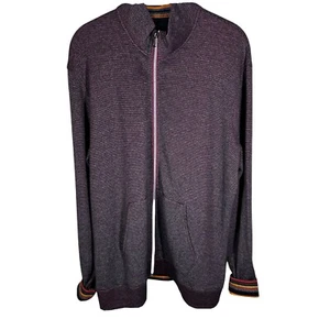 Robert Graham Mens Sz M Classic Fit Zip Up Sweater/ Jacket - Picture 1 of 10