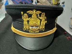 Réplica 1902 Sombrero de desnudo de oficial de Nueva York - Imagen 1 de 8