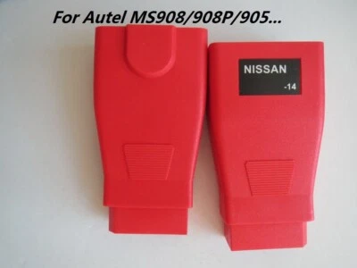 Autel NISSAN -14 MaxiSys Pro MS906 BT TS MS908S Pro Mini MK908P OBD Adapters DLC Foto 1 de 3