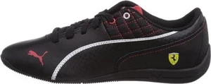 PUMA Drift Cat 6 L SF Boys Leather Motorsport Ferrari Shoes Kids 305179-06 Black - Picture 1 of 7