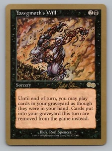 Yawgmoth's Will 1999 Jakub Slemr (USG) Tokyo World Championship Deck Regular - Picture 1 of 2