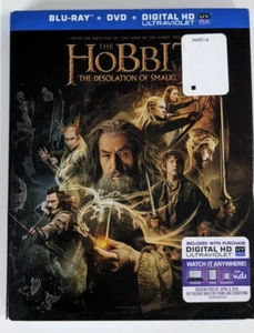 The Hobbit: The Desolation of Smaug (Blu-ray, 2013) w/ Slipcover Preowned - Picture 1 of 6
