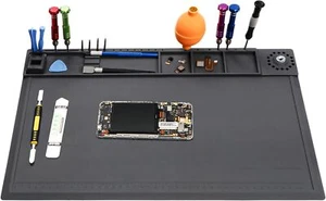 Large Silicone Soldering Mat BGA Gun Heat Resistant for Solder Station Magnetic - Picture 1 of 26