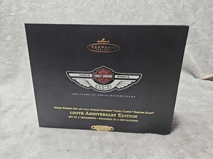 100th Anniversary Harley Davidson Hallmark Ornaments Ultra Classic Electra Glide - Picture 1 of 6