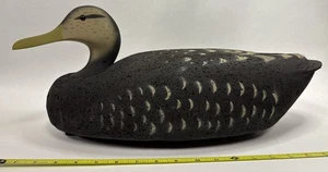 George Soule L.L. Bean Cork Black Duck Decoy 21" - Esca da pistola funzionante #2 B19 - Foto 1 di 18