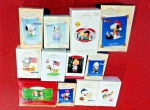 Lot 13 Hallmark Snoopy the Peanuts Gang Ornamente NEU in Box - Bild 1 von 11