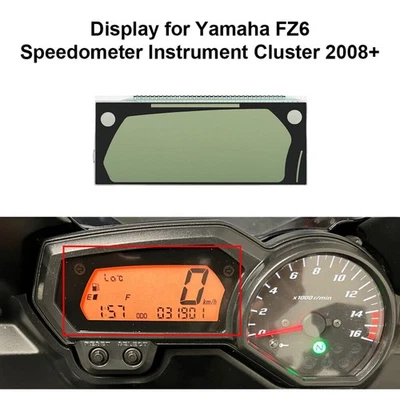 Pantalla de 1 pieza para cuadro de instrumentos velocímetro Yamaha FZ6 después del año 2008 Foto 1 de 4