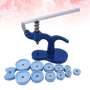 Strumento di riparazione pressa orologiaio kit manutenzione custodia strumenti di chiusura - Foto 1 di 11