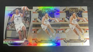 3 Cards- Kelsey Mitchell- 2024 WNBA Silver Prizm Select, Caitlin Clark Teammate - Picture 1 of 1