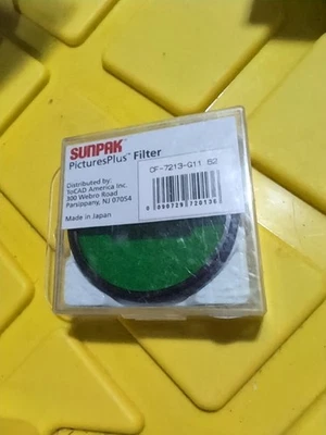 Sunpak PicturesPlus Filter (PO1) Green-G11 62mm - Image 1 of 4