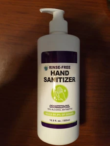 Rinse free hand sanitizer smoothing gel 16.9fl. oz.  Strategic Orient S Ltd.  F - Picture 1 of 2
