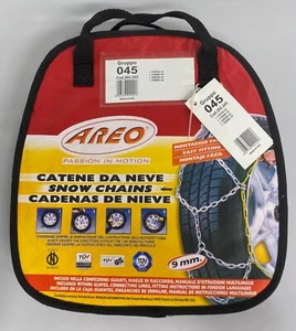 Due Catene da neve AREO 9MM Gruppo 045 185/55-14 155/65-15 Omologate 202245 - Imagen 1 de 4