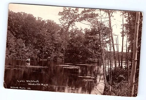 Woodville Mass Lake Whitehall Real Photo Postcard B664 - Picture 1 of 2