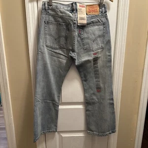Levis 527 Boot Cut Regular Fit Jeans Size 8 28x23 - Picture 1 of 7